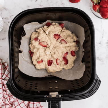 Air Fryer Strawberry Scones