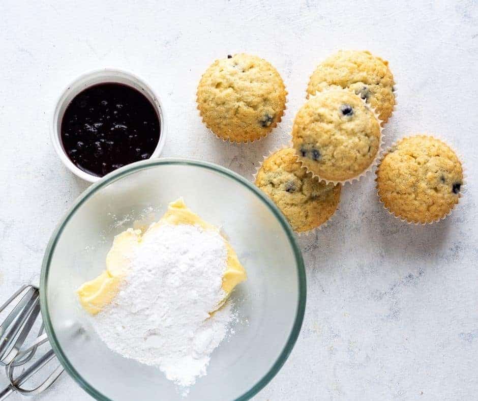How To Make Air Fryer Blueberry Cupcakes