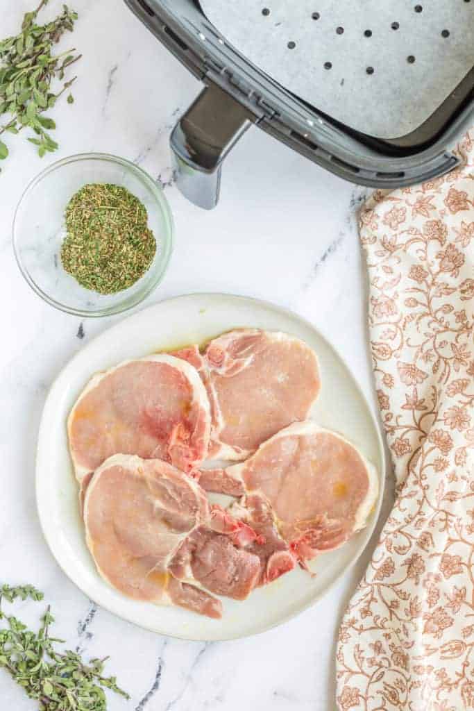 How To Make Air Fryer Italian Pork Chops