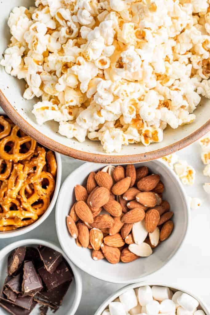 Ingredients Needed For Air Fryer Caramel Chocolate Popcorn