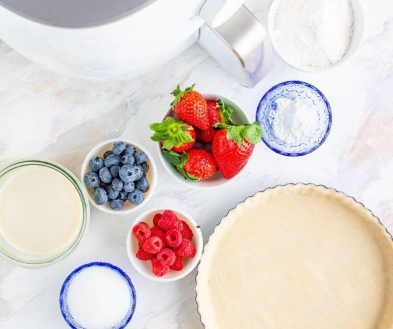 Air Fryer Fruit Tart - Fork To Spoon