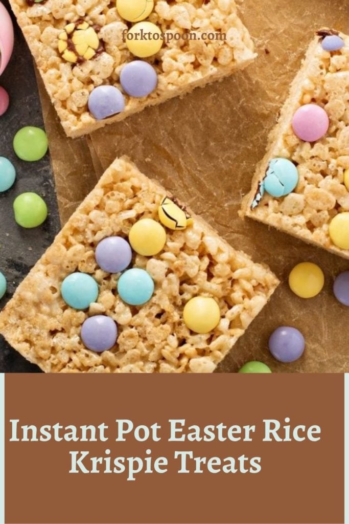 Instant Pot Easter Rice Krispie Treats