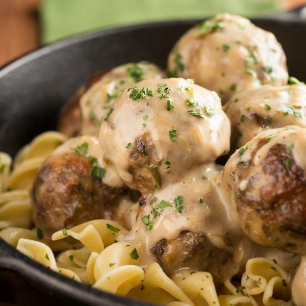 Instant Pot Swedish Meatballs And Egg Noodles - Fork To Spoon