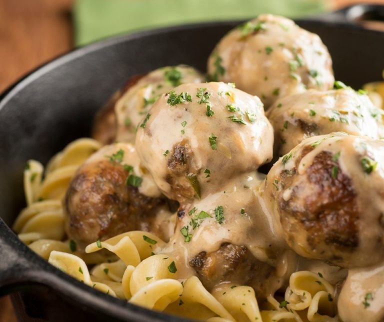 Instant Pot Swedish Meatballs And Egg Noodles Fork To Spoon