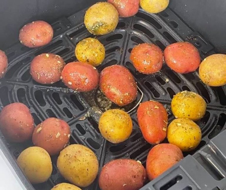 Little Potatoes In The Air Fryer (Little Potato Company) Fork To Spoon