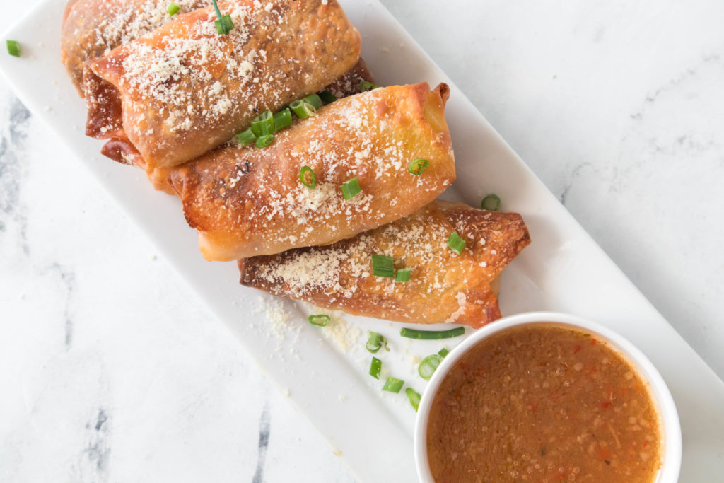 Air Fryer Antipasto Egg Rolls Fork To Spoon