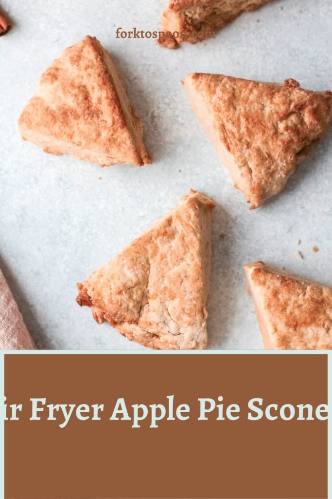Air Fryer Apple Pie Scones