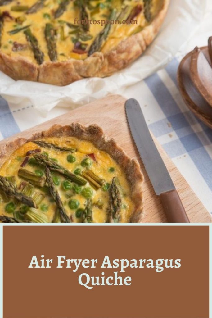 Air Fryer Asparagus Quiche