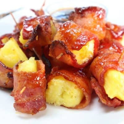 Air Fryer Bacon Wrapped Pineapple