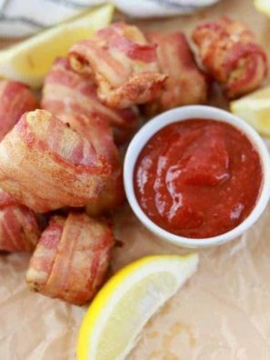 Air Fryer Bacon and Crab Rolls