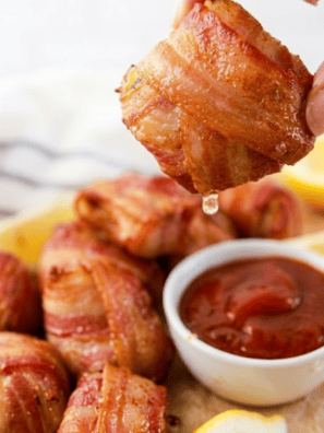 Air Fryer Bacon and Crab Rolls