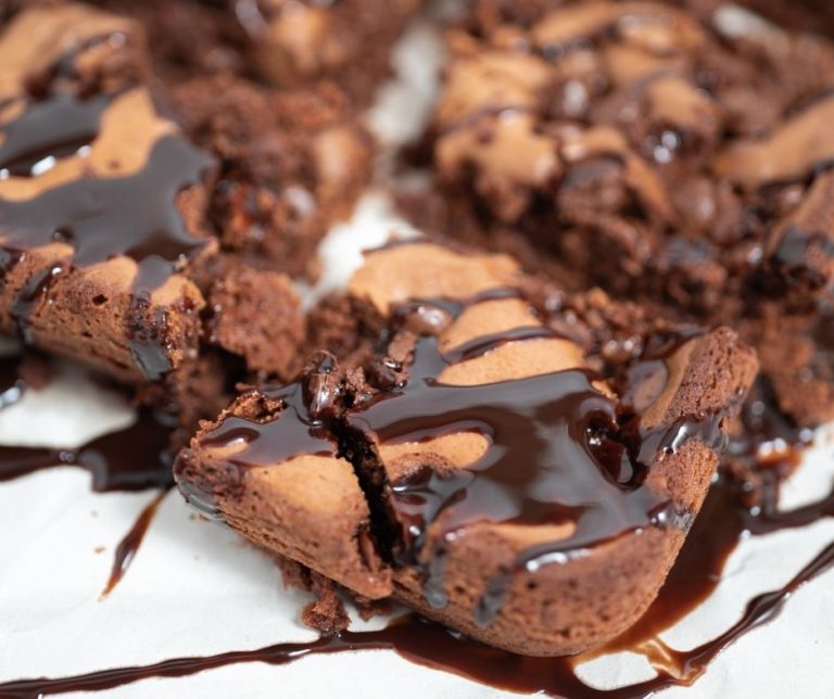 Air Fryer Chocolate Brownies Fork To Spoon