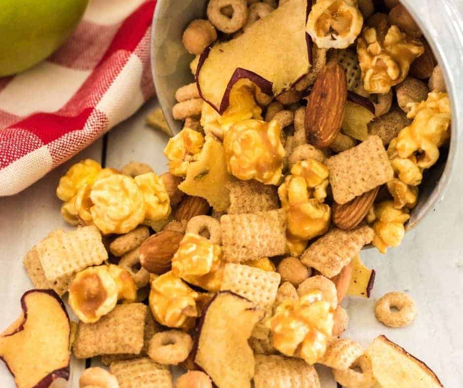 Air Fryer Caramel Apple Trail Mix