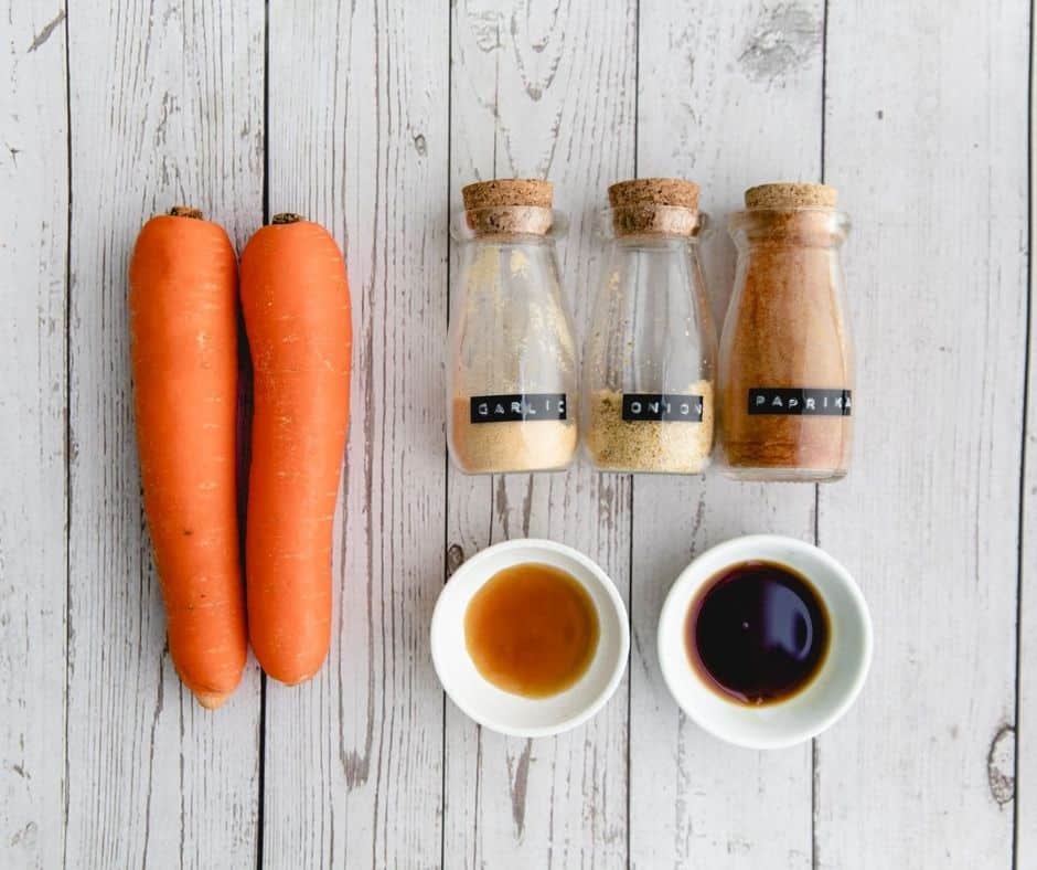 Ingredients Needed For Air Fryer Carrot Bacon