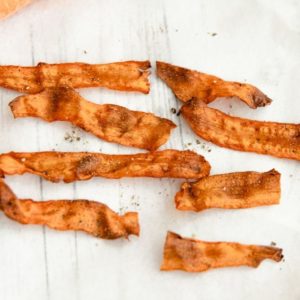 Air Fryer Carrot Bacon