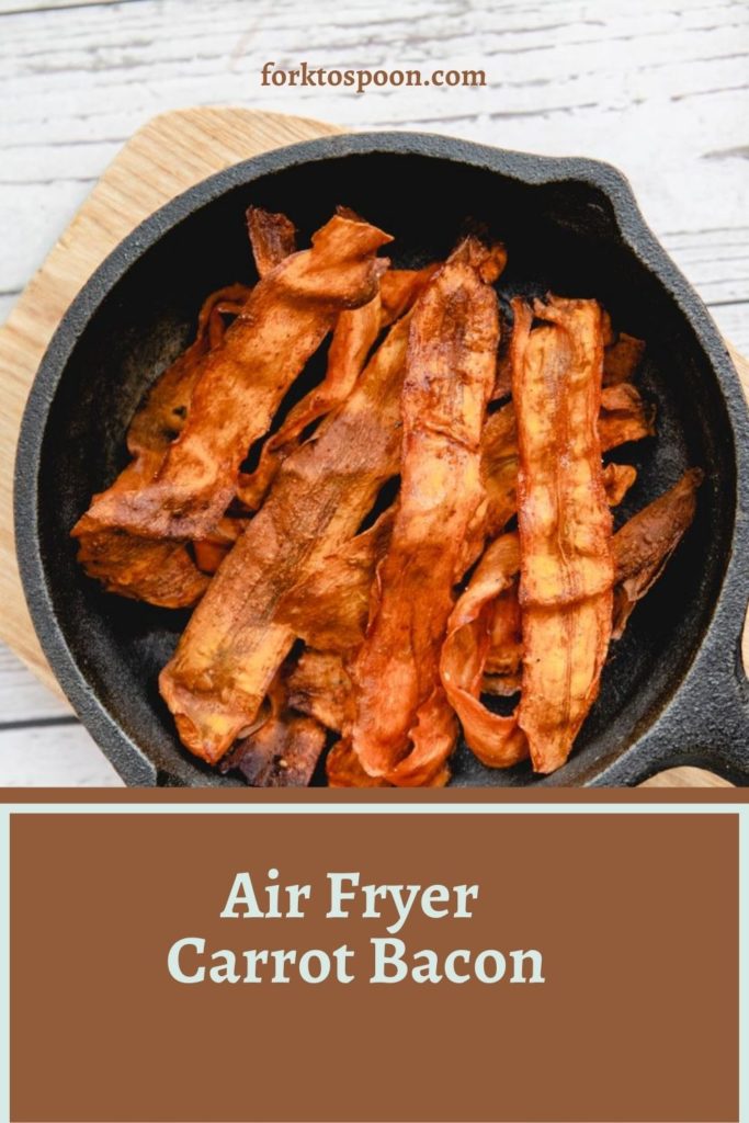 Air Fryer Carrot Bacon