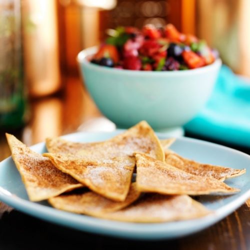 Cinnamon Sugar Pie Crust Chips