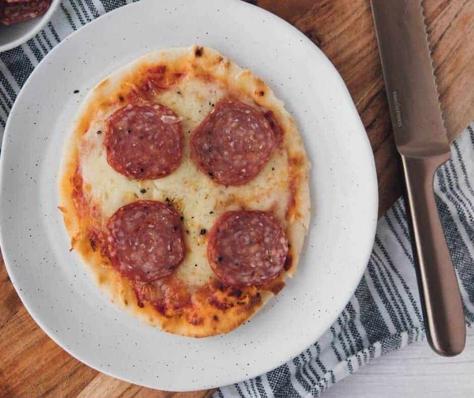 Air Fryer Copycat Panera Pepperoni Flatbread