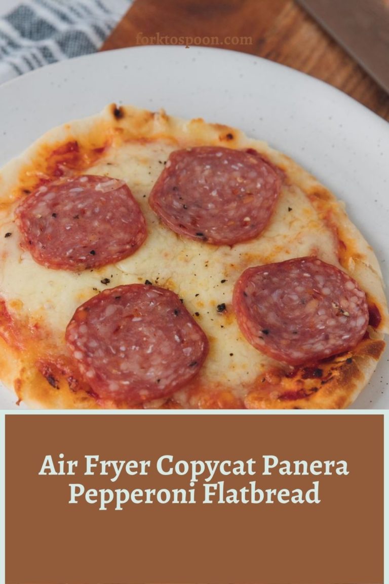 Air Fryer Copycat Panera Pepperoni Flatbread Fork To Spoon