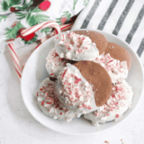 Air Fryer Dark Chocolate Peppermint Cookies