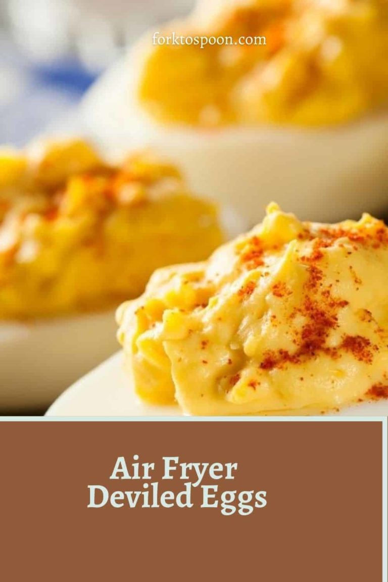 Air Fryer Deviled Eggs - Fork To Spoon