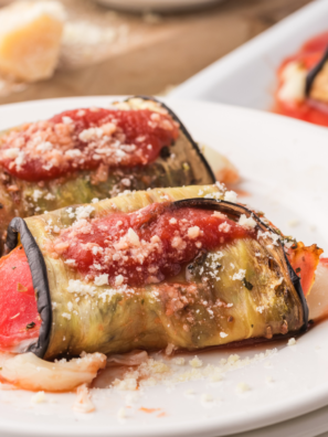 Air Fryer Eggplant Rollatini