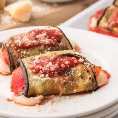 Air Fryer Eggplant Rollatini