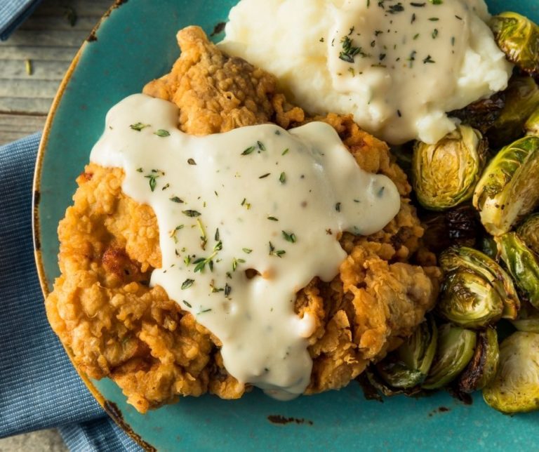 Air Fryer Frozen Country Fried Steak Fork To Spoon