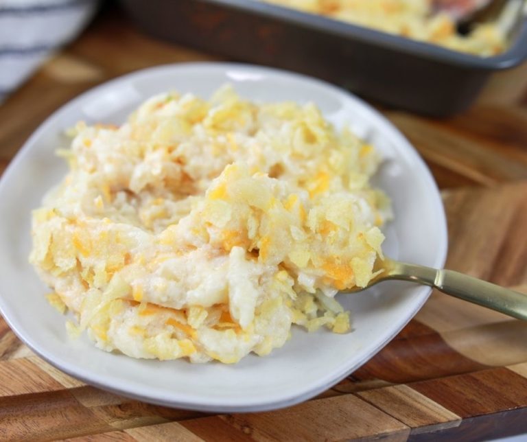 Air Fryer Funeral Potatoes - Fork To Spoon