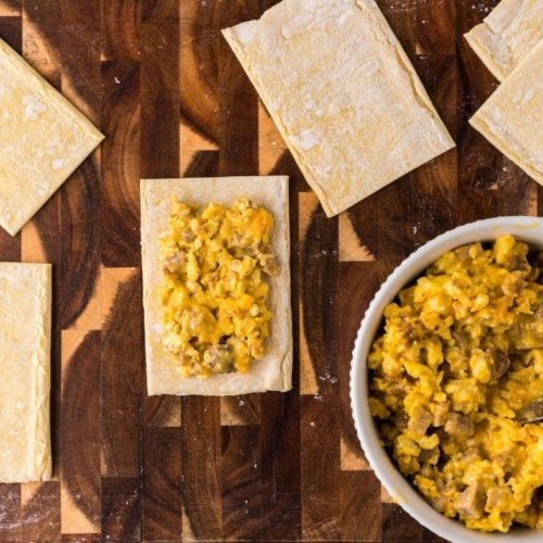 Air Fryer Homemade Toaster Strudel Fork To Spoon