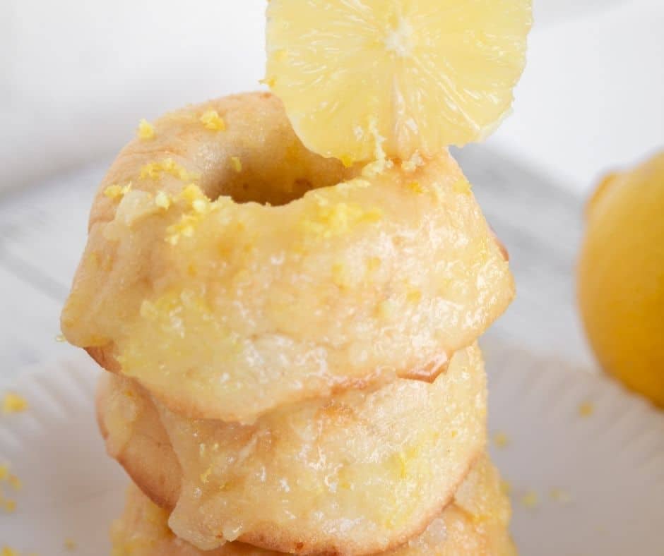 Air Fryer Lemon Donuts