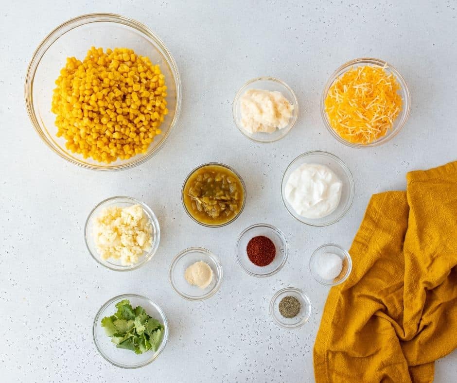 Ingredients Needed For Air Fryer Mexican Corn Dip