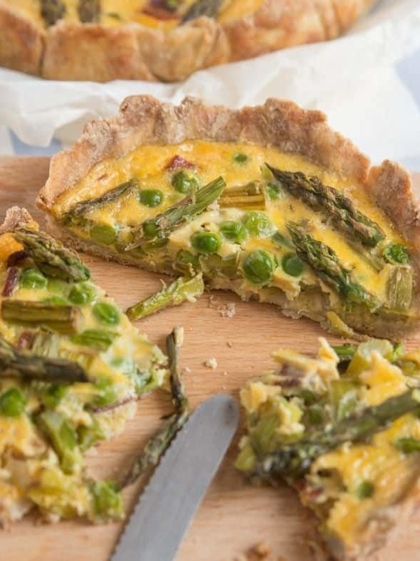 Air Fryer Bacon and Egg Quiche Lorraine Fork To Spoon