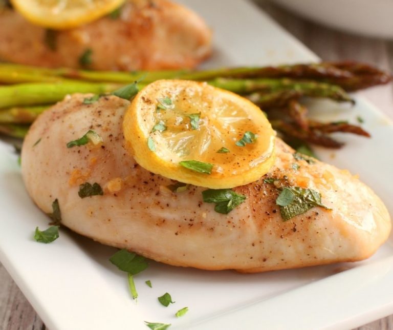 Air Fryer Chicken And Asparagus Fork To Spoon