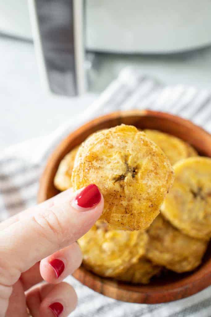 Air Fryer Plantain Chips 