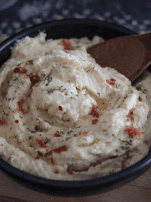 Air Fryer Roasted Cauliflower Mash