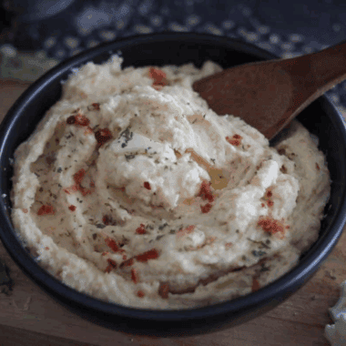 Air Fryer Roasted Cauliflower Mash