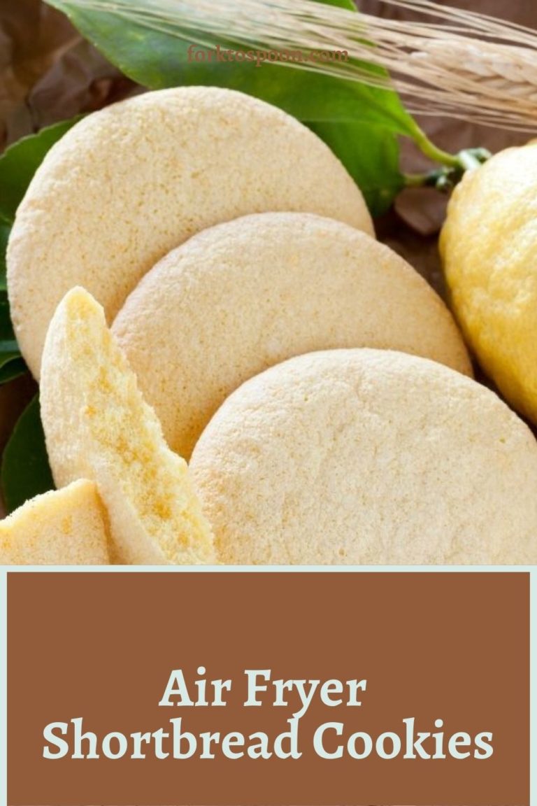 Air Fryer Shortbread Cookies - Fork To Spoon