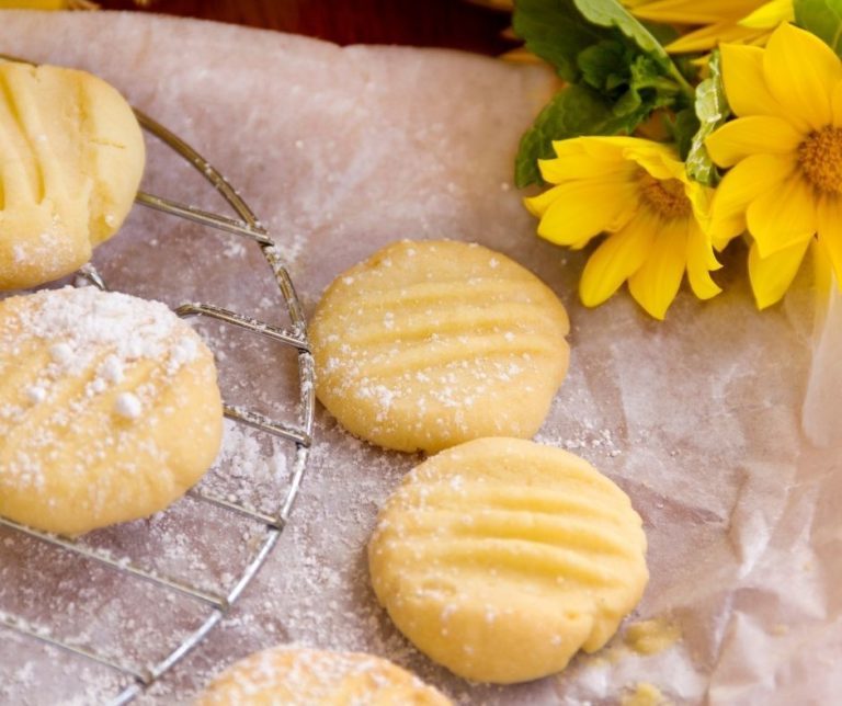 Air Fryer Shortbread Cookies Fork To Spoon