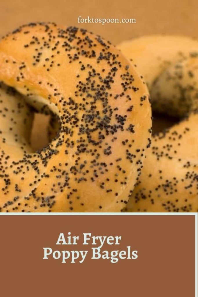 Air Fryer Poppy Bagels