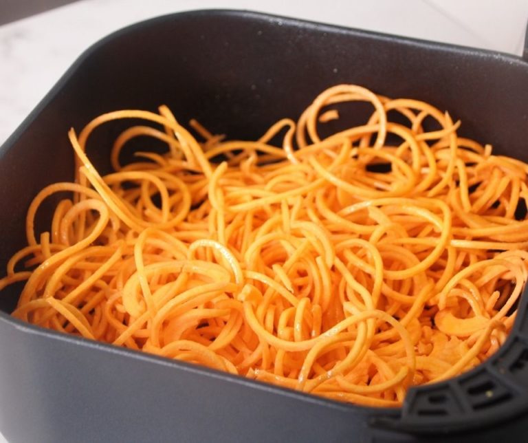Air Fryer Sweet Potato Noodles Fork To Spoon