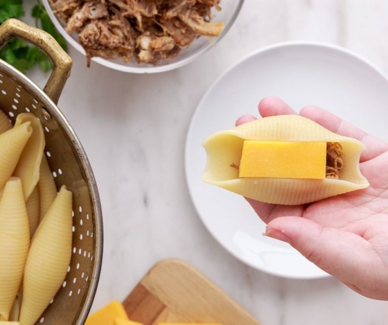 Air Fryer Taco Stuffed Pasta Shells Fork To Spoon