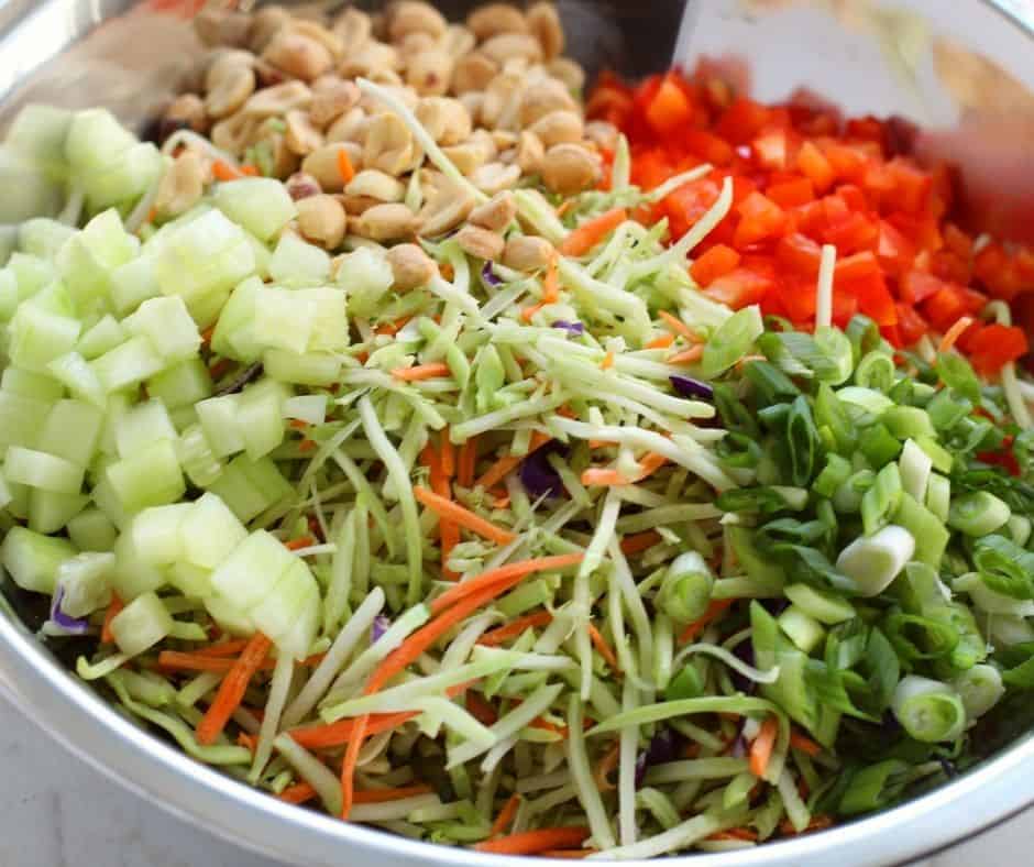 How To Make Air Fryer Thai Chicken Salad