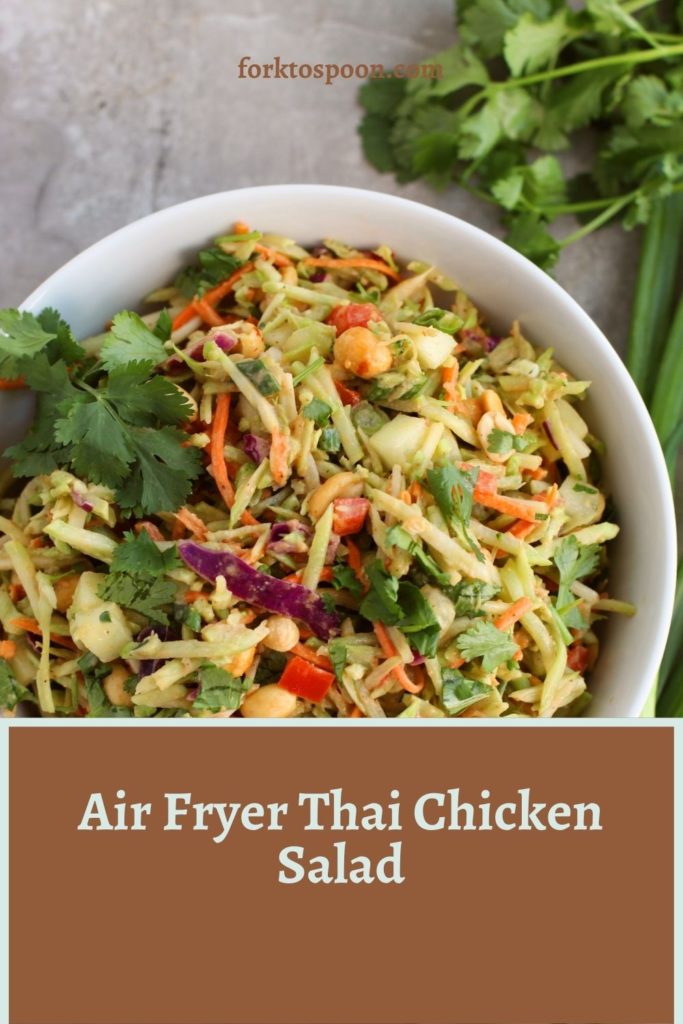 Air Fryer Thai Chicken Salad