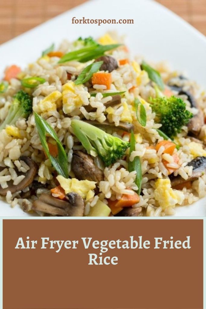 Air Fryer Vegetable Fried Rice