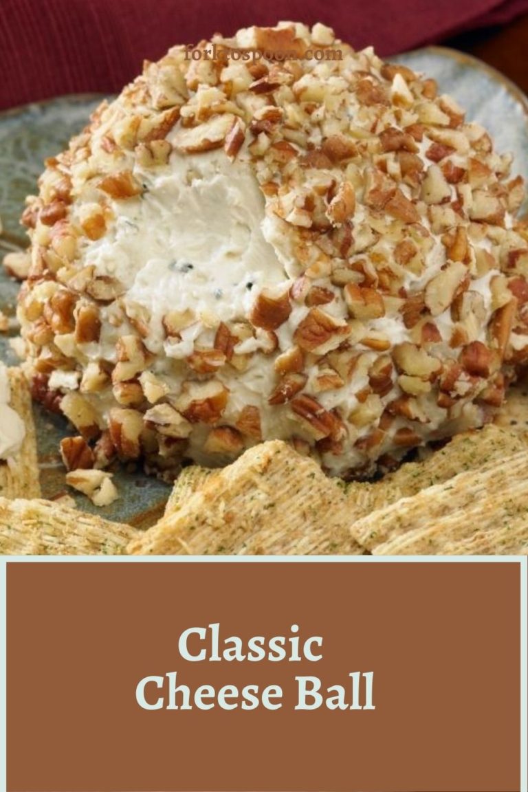 Classic Cheese Ball - Fork To Spoon