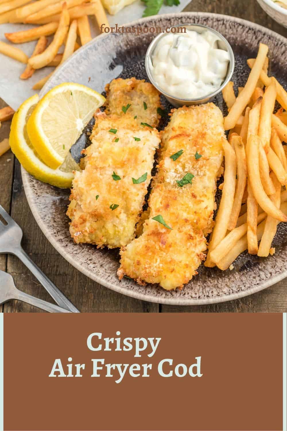 Crispy Air Fryer Cod Fork To Spoon