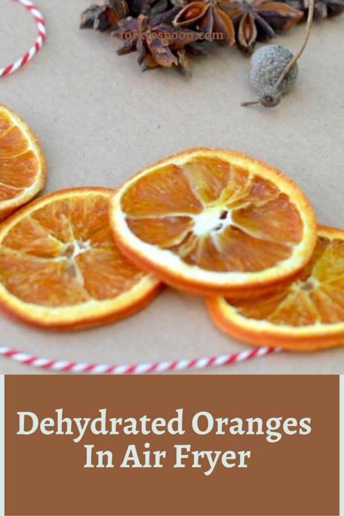 Dehydrated Oranges In Air Fryer