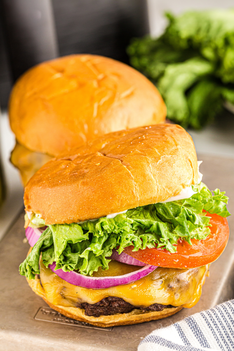 Frozen Burgers In Air Fryer