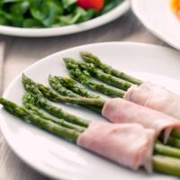 Air Fryer Ham Asparagus Rolls